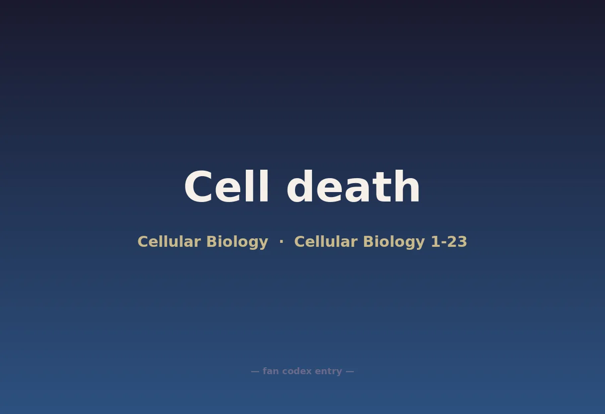 Cell death